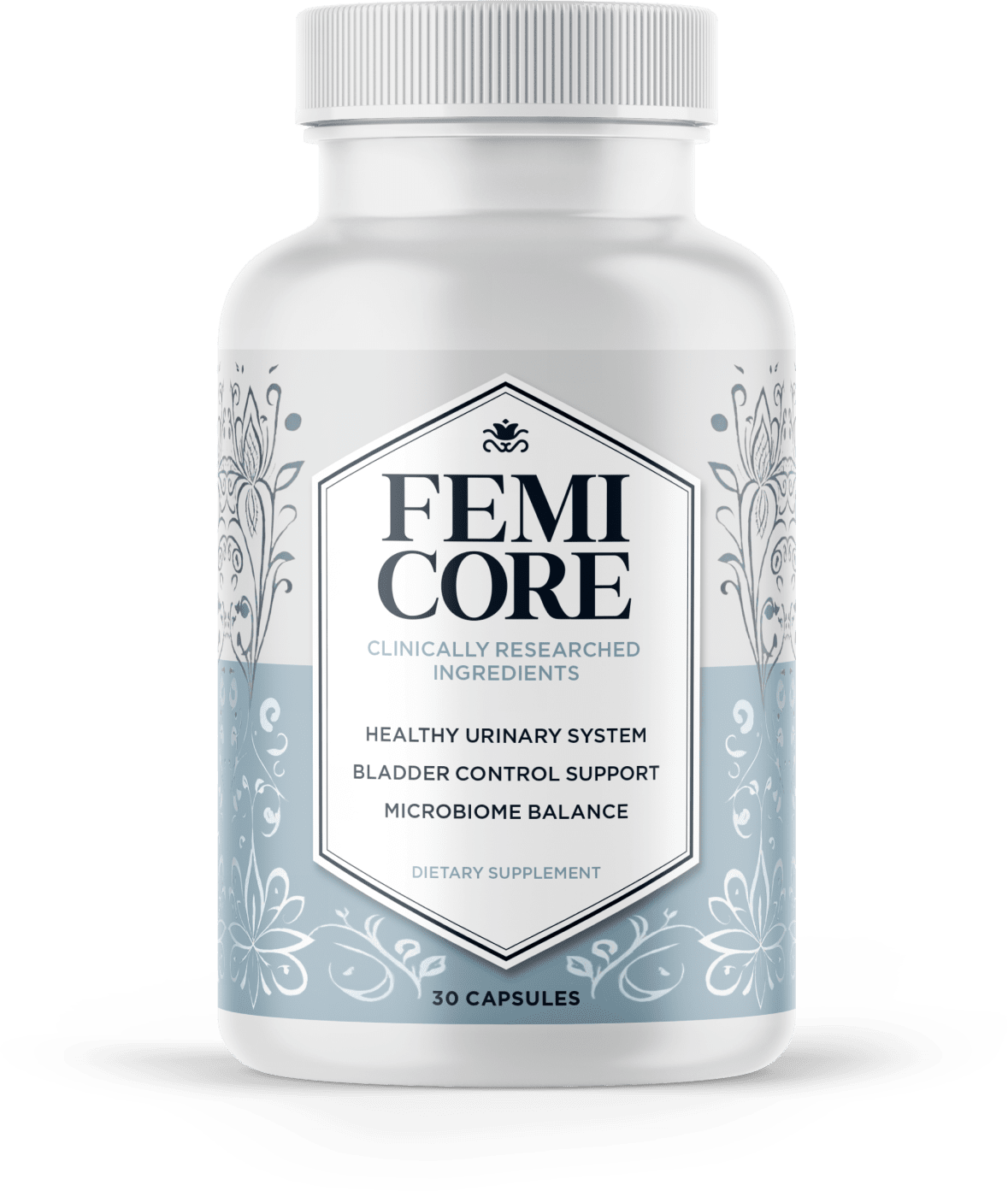 FemiCore dietary supplement bottle